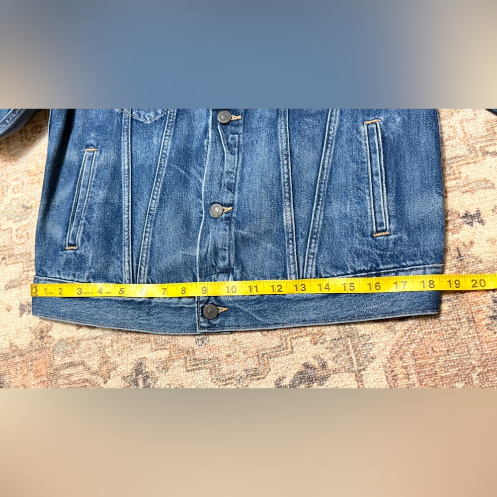 Polo by Ralph Lauren Blue Jean Jacket with Colorful Patches - Picture 11 of 15